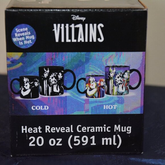 Coffee Mug Disney Villains Mug Heat Reveal Ceramic Mug 20 Fl Oz - Picture 2 of 8